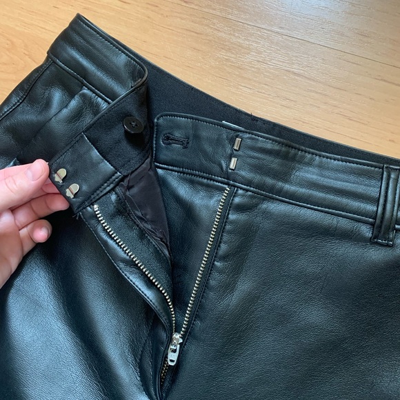 Aritzia faux leather pants - Picture 3 of 4